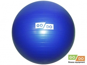 Мяч для фитнеса матовый d - 65 см GO DO :FB-65  купить оптом у поставщика sprinter-opt.ru