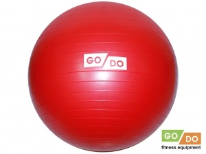 Мяч для фитнеса матовый d - 75 см GO DO :FB-75  купить оптом у поставщика sprinter-opt.ru