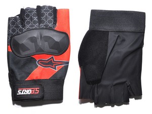 Перчатки велосипедные чёрные :JZ-4115 купить оптом у поставщика sprinter-opt.ru
