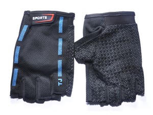 Перчатки велосипедные чёрные :JZ-4153 купить оптом у поставщика sprinter-opt.ru