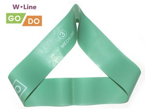 Эспандер-петля GO DO W-Line (3). Цвет: зелёный. Длина в сложенном виде 30,5 см. Ширина 5 см. Толщина 0,7 мм. W-650-0.7 купить оптом у поставщика sprinter-opt.ru