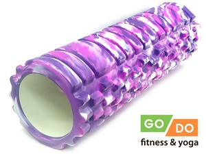Валик ролл для фитнеса GO DO JD2-45-KM-purple купить оптом у поставщика sprinter-opt.ru
